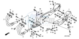 CB1000RA9 Europe Direct - (ED / ABS) drawing EXHAUST MUFFLER