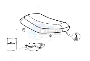 Zip 50 SP drawing Saddle