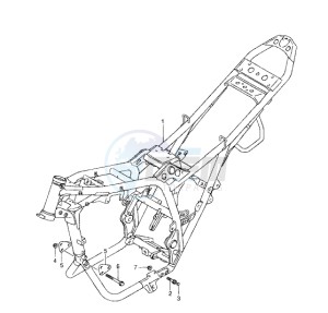 Inazuma 250 drawing FRAME