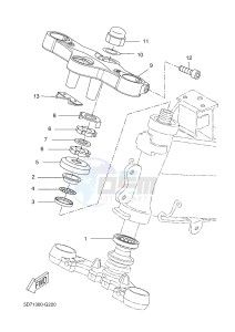 YZF-R125 R125 (5D7J 5D7J 5D7J) drawing STEERING