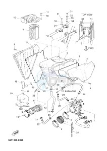 XT660Z (ABS) TENERE ABS (2BE2 2BE2 2BE2) drawing INTAKE