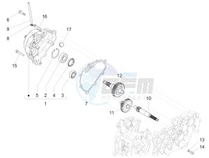 Liberty 125 4t 3v ie e3 drawing Reduction unit