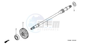 TRX680FAC drawing FINAL SHAFT