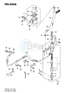 VZR1800BZ BOULEVARD EU drawing REAR MASTER CYLINDER