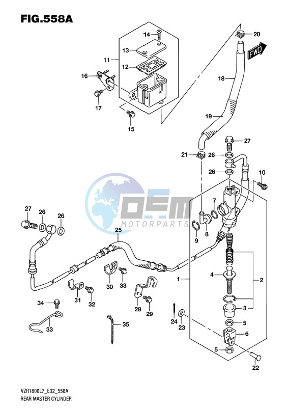 REAR MASTER CYLINDER