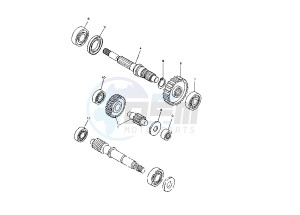 FZ8-S 800 180 drawing GEAR GROUP