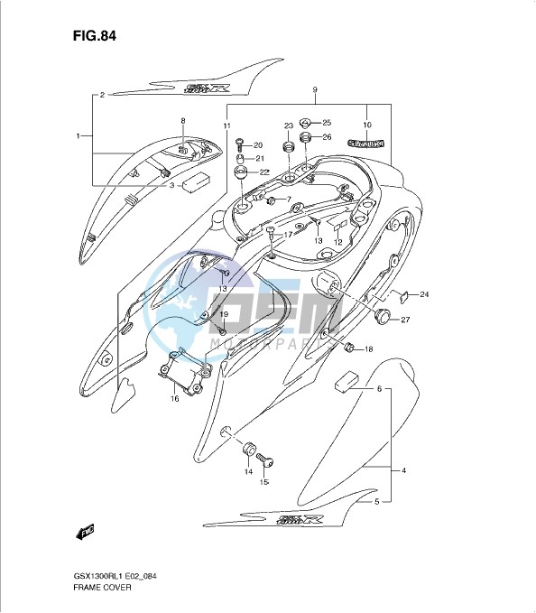 FRAME COVER (GSX1300RL1 E24)