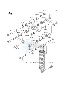 KX 250 J [KX250] (J2) [KX250] drawing SUSPENSION