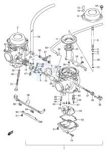 GS500E (E2) drawing CARBURETOR (MODEL S)