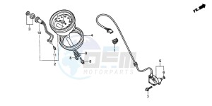 VT750DC SHADOW SPIRIT drawing METER