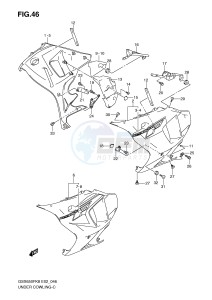 GSX650F (E2) Katana drawing UNDER COWLING (MODEL K8)