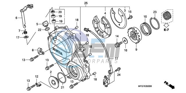 RIGHT CRANKCASE COVER