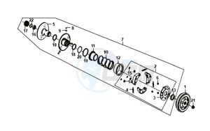 JET 14 45KMH 50 (L8) EU EURO4 drawing CLUTCH