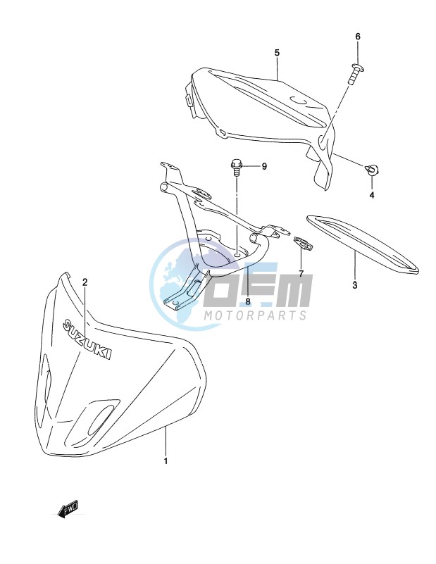 HANDLE COVER (LT-A500XL2 P24)