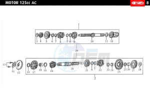 MARATHON-125-AC-SM-E4-FREE-JUMP-AUSTRIA-FREE-JUMP-BLUE drawing GEARS