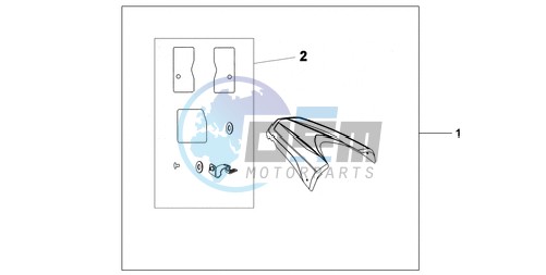 REAR SEAT COWL PEARL COOL WHITE