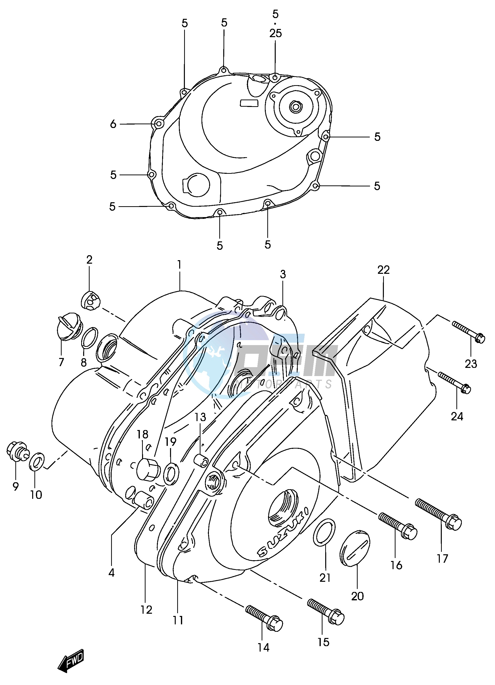 CRANKCASE COVER