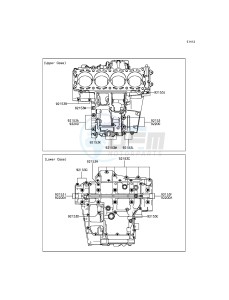 1400GTR ABS ZG1400EFF FR GB XX (EU ME A(FRICA) drawing Crankcase Bolt Pattern