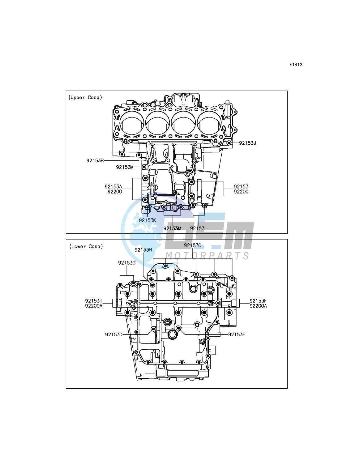 Crankcase Bolt Pattern