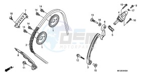 CBR600RR9 Korea - (KO) drawing CAM CHAIN/TENSIONER