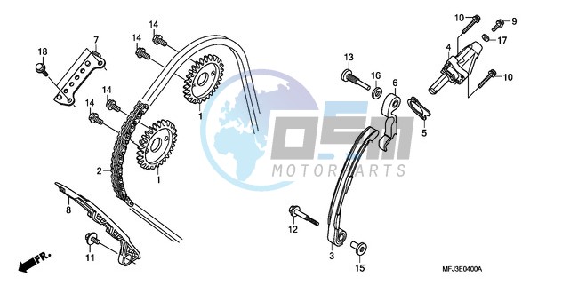 CAM CHAIN/TENSIONER