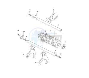 FZ8-S 800 drawing SHIFT CAM AND FORK