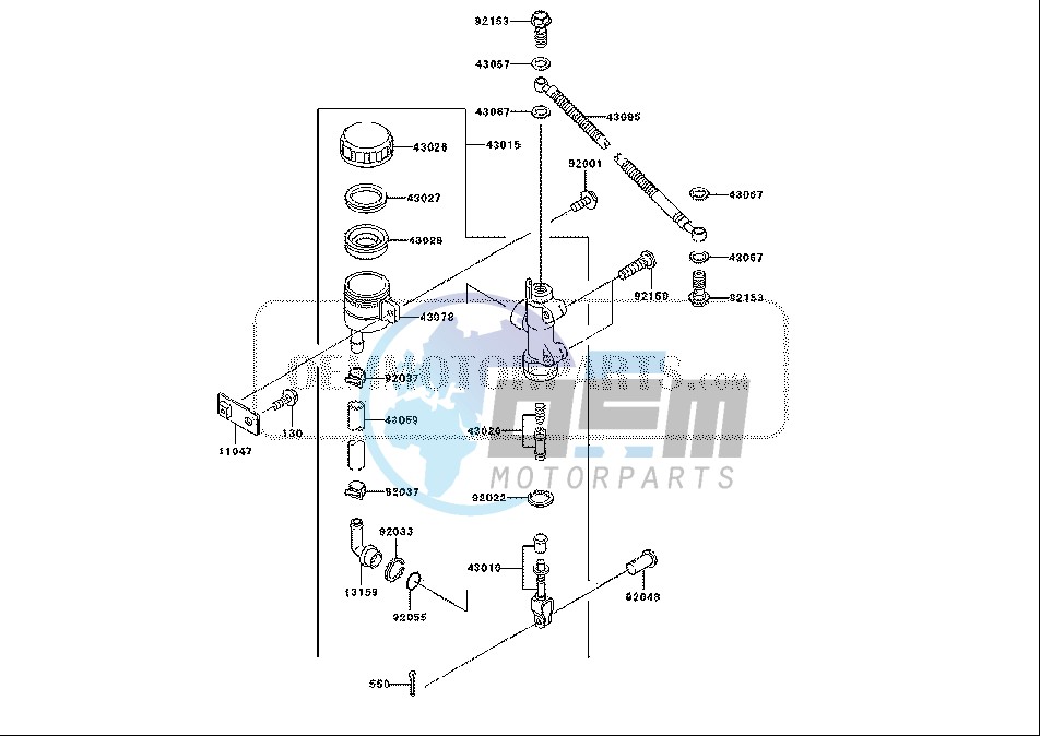 REAR MASTER CYLINDER