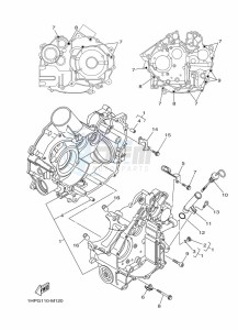 YFM700FWAD YFM70GPXK (B4FA) drawing CRANKCASE