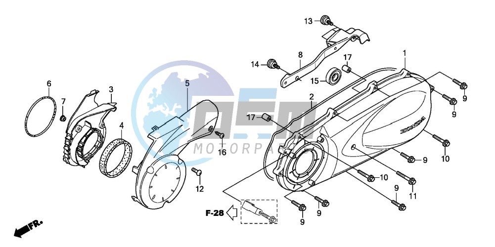 LEFT CRANKCASE COVER