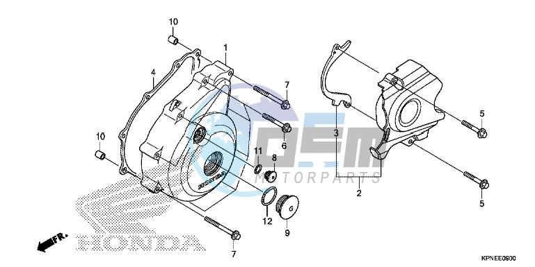 LEFT CRANKCASE COVER