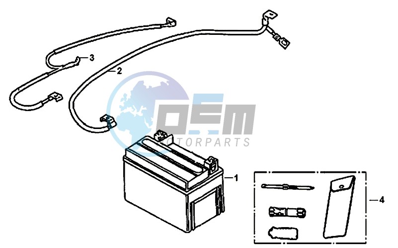 BATTERY / TOOL KIT