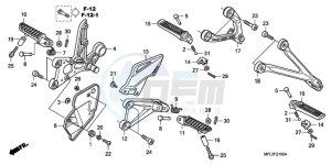 CBR1000RAA France - (F / ABS CMF HRC) drawing STEP