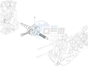 LXV 125 4T 3V E3 (APAC) drawing Crankshaft