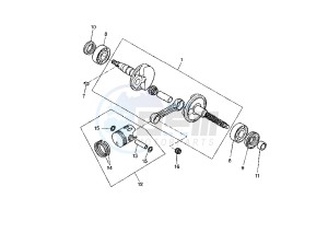 YQ AEROX 50 drawing CRANKSHAFT PISTON