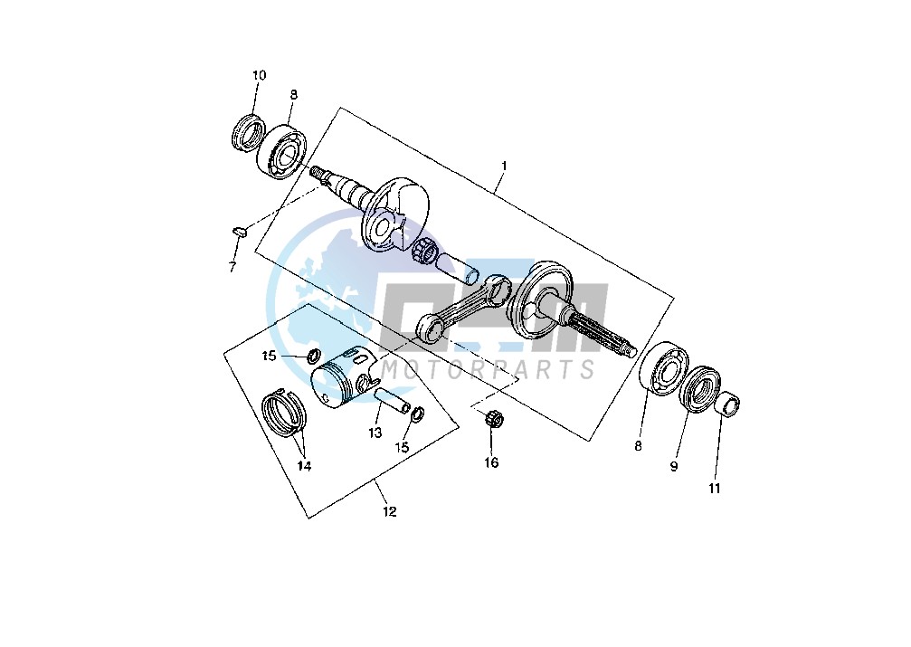 CRANKSHAFT PISTON