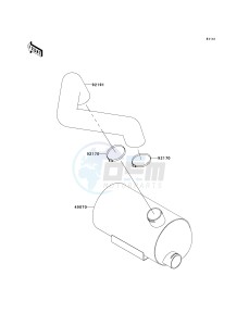 JT 750 C [750 STX] (C1) [750 STX] drawing WATER MUFFLER