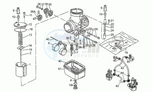 V 75 750 PA Vecchio Tipo PA Vecchio Tipo drawing Carburettors