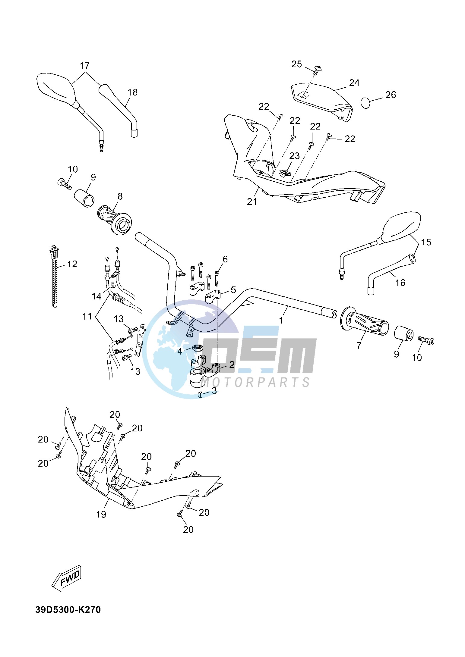 STEERING HANDLE & CABLE