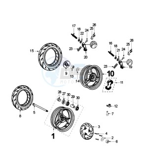 VIVA N drawing WHEELS