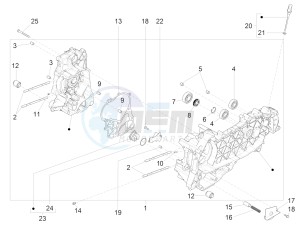 GTS 300 SUPER 4T 4V IE ABS E4 (EMEA) drawing Crankcase