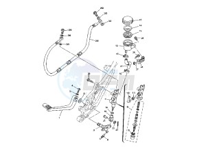 TDM 900 drawing REAR MASTER CYLINDER