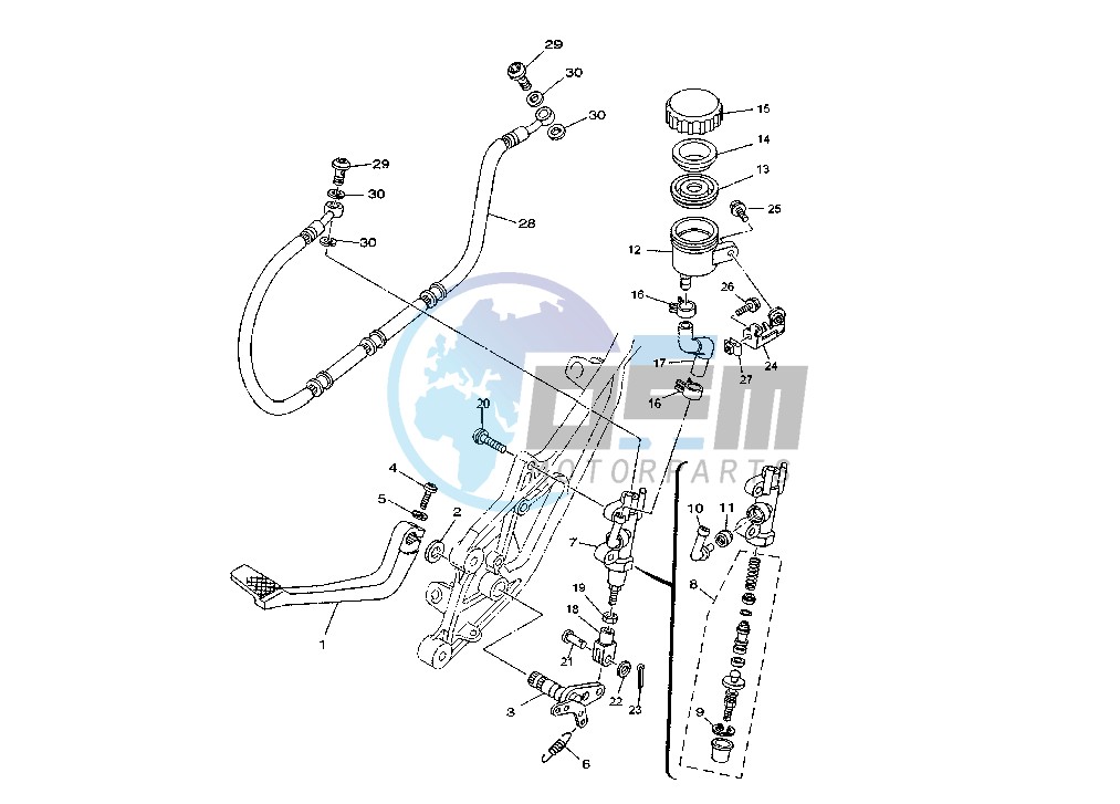 REAR MASTER CYLINDER