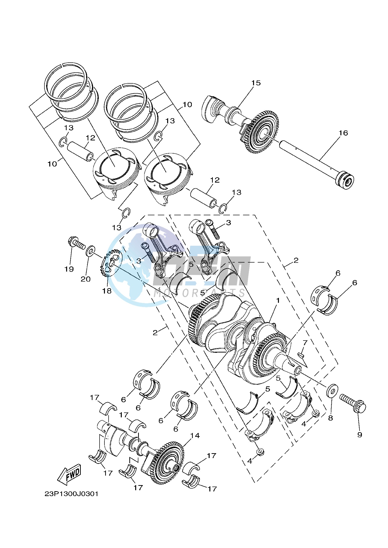 CRANKSHAFT & PISTON