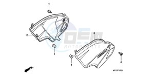 CB600FA9 Australia - (U / ABS) drawing SIDE COVER