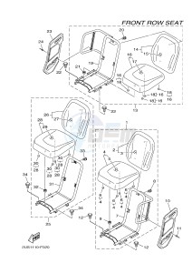 YXC700E VIKING VI EPS (2US9) drawing SEAT