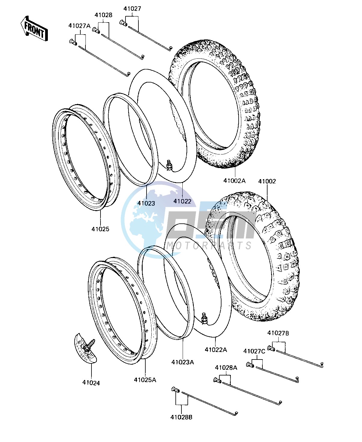 WHEELS_TIRES -- 82 KDX250-B2- -