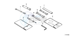 CBR125RTC drawing TOOL