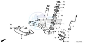 GL18009 Korea - (KO / AB) drawing STEERING STEM