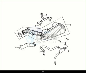 FIDDLE II 50 EFI (AF05W6-NL) (M2) drawing AIR CLEANER