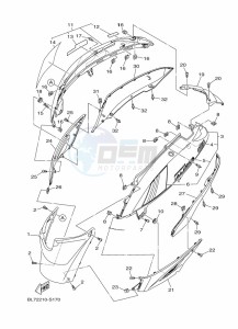 XC115F  (BL77) drawing SIDE COVER